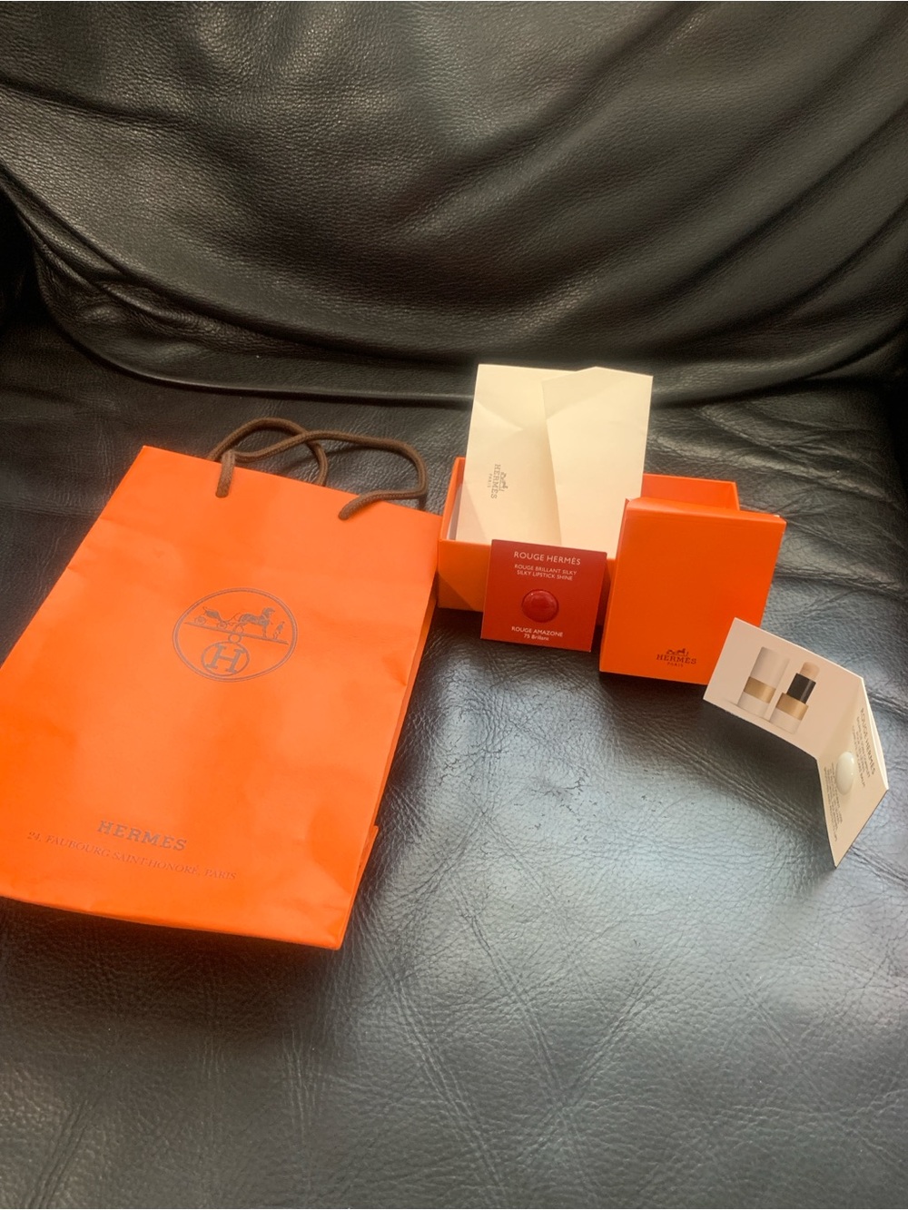 Hermes Orange Gift Bag with Branded Boxes